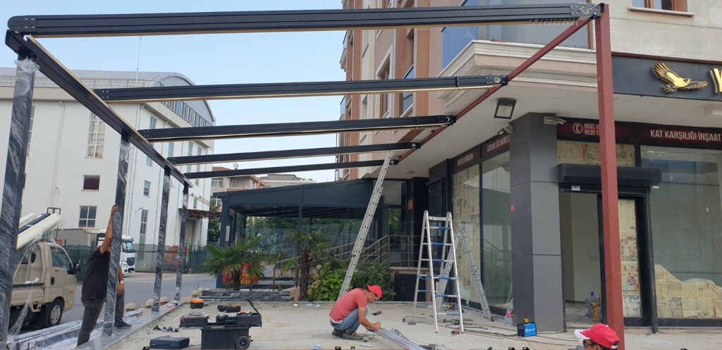 Raylı Pergola
