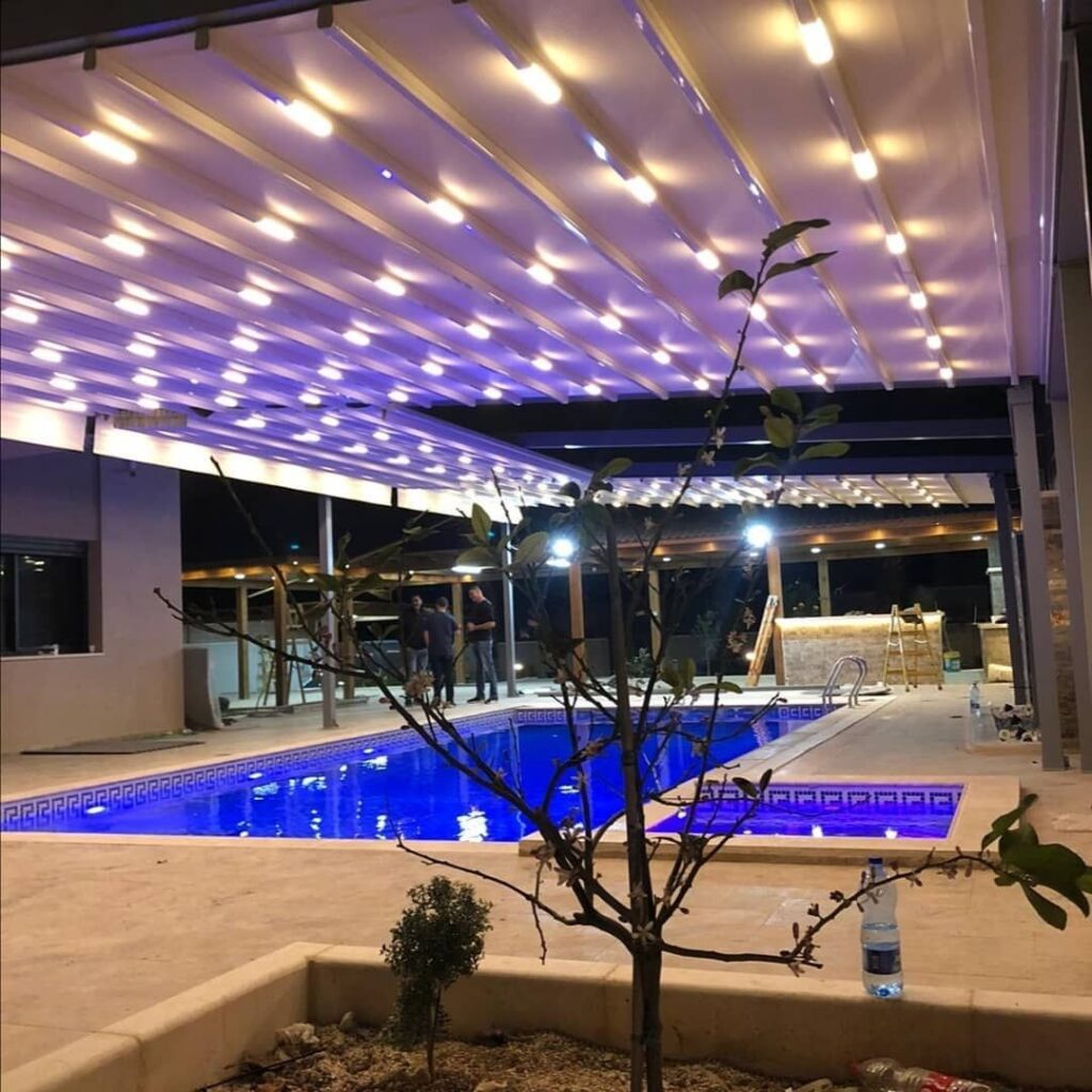 Raylı Tente